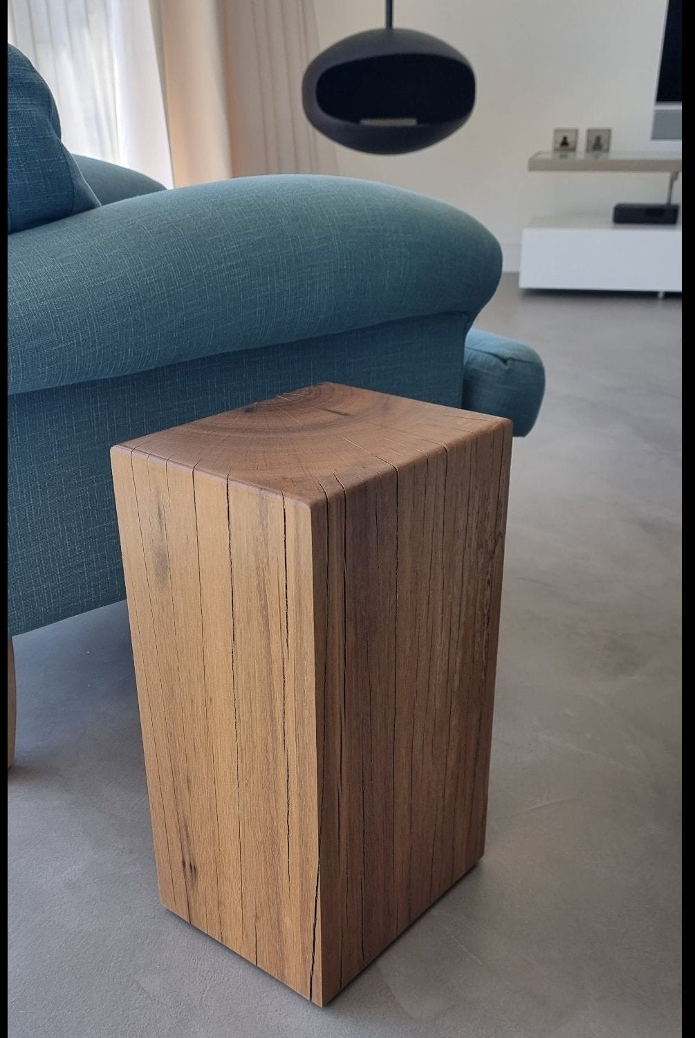 The "Immovable" block side table